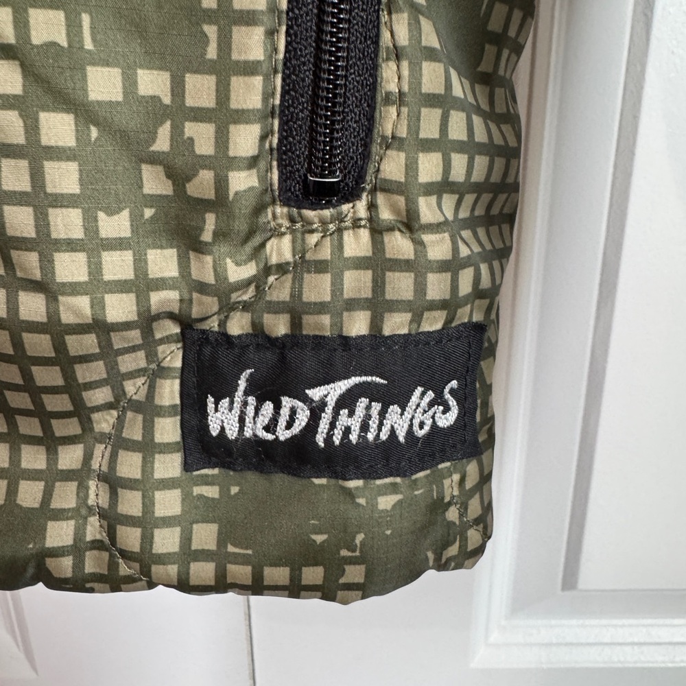 Wild Things Reversible Primaloft Night Camo Hooded Jacket, Large Made in USA - Picture 3 of 12
